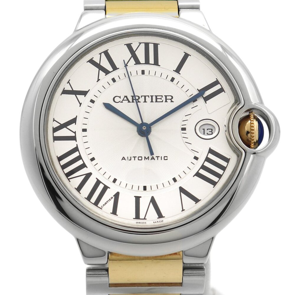Cartier Watch Ballon Bleu 42mm W69009z3 Steel & 18k Yellow Gold 2003
